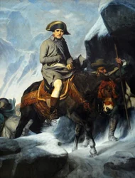 Bonaparte überquert die Alpen